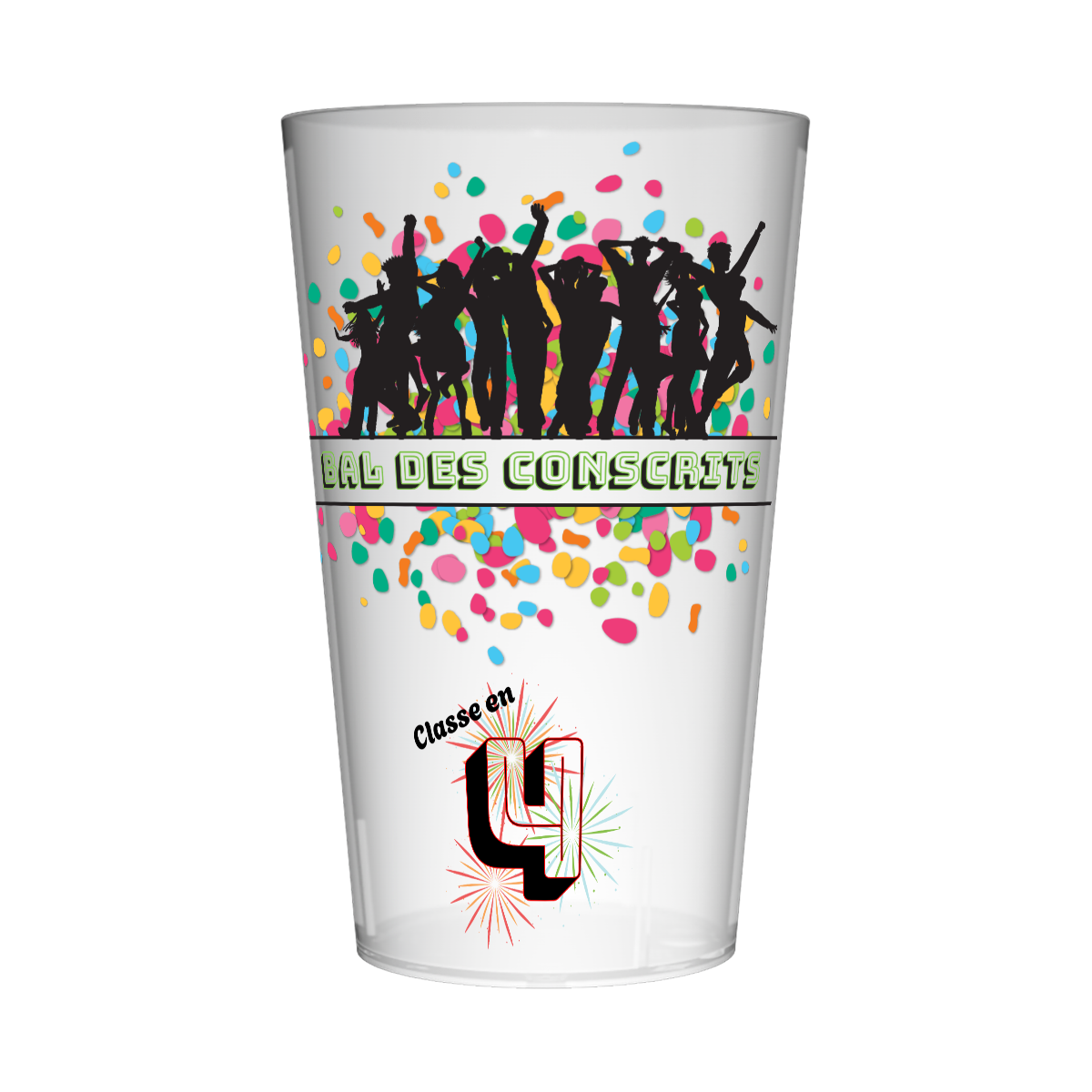 Gobelet personnalisé Conscrit Danseurs