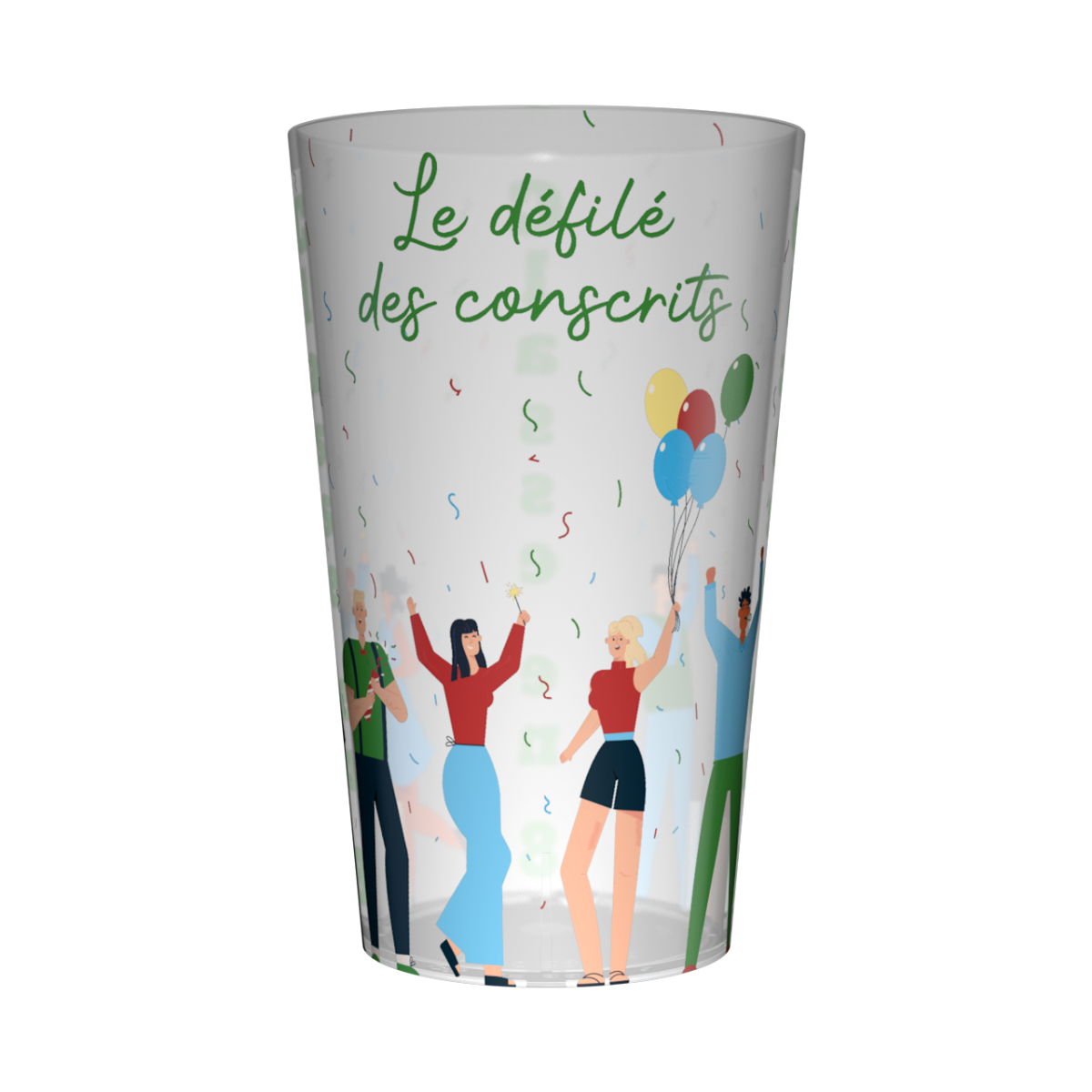 Gobelet personnalisé Conscrit Cotillons