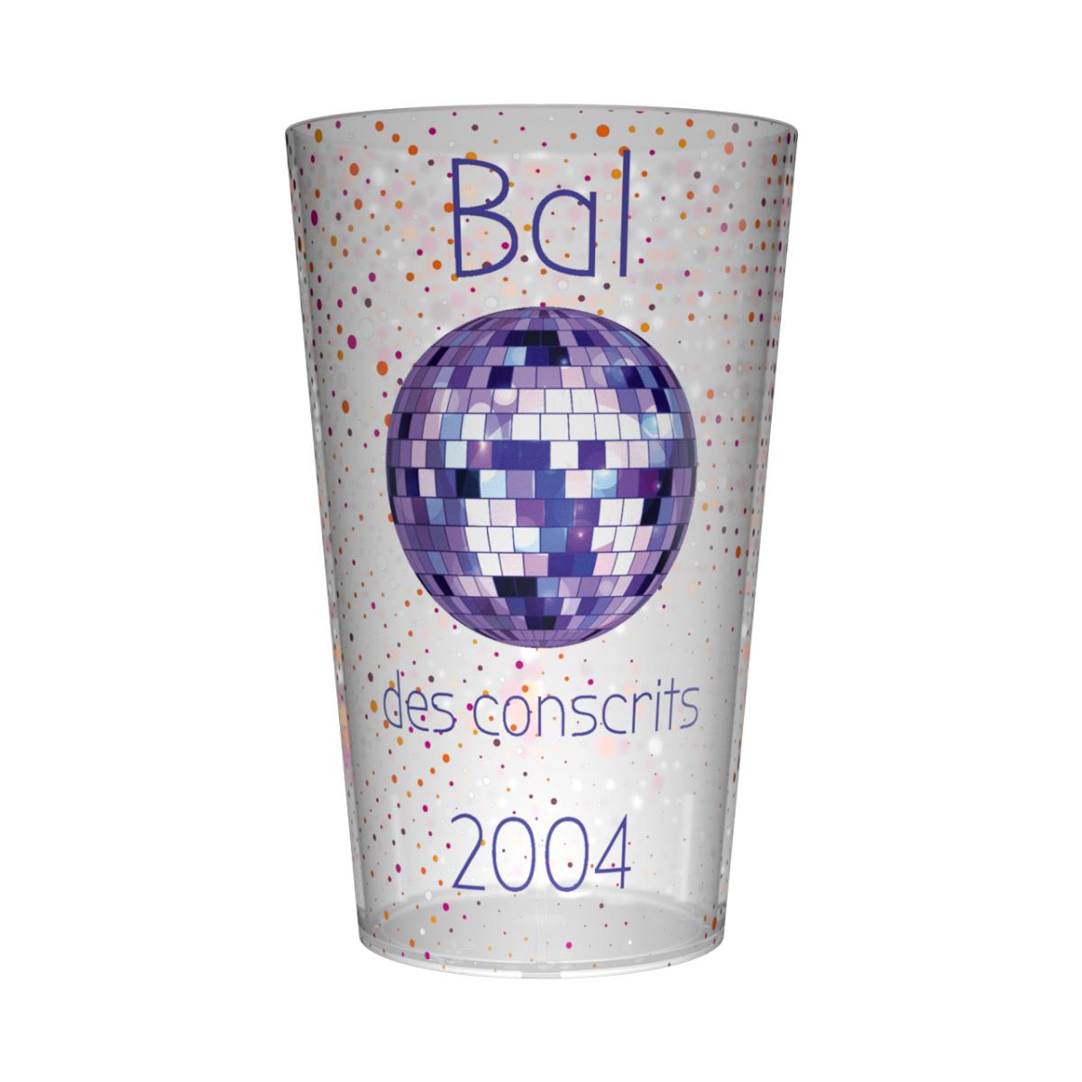 Gobelet personnalisé Conscrit Disco