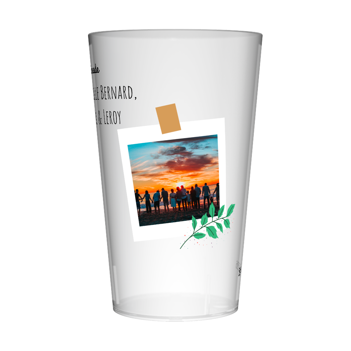 Gobelet personnalisé Cousinade Image