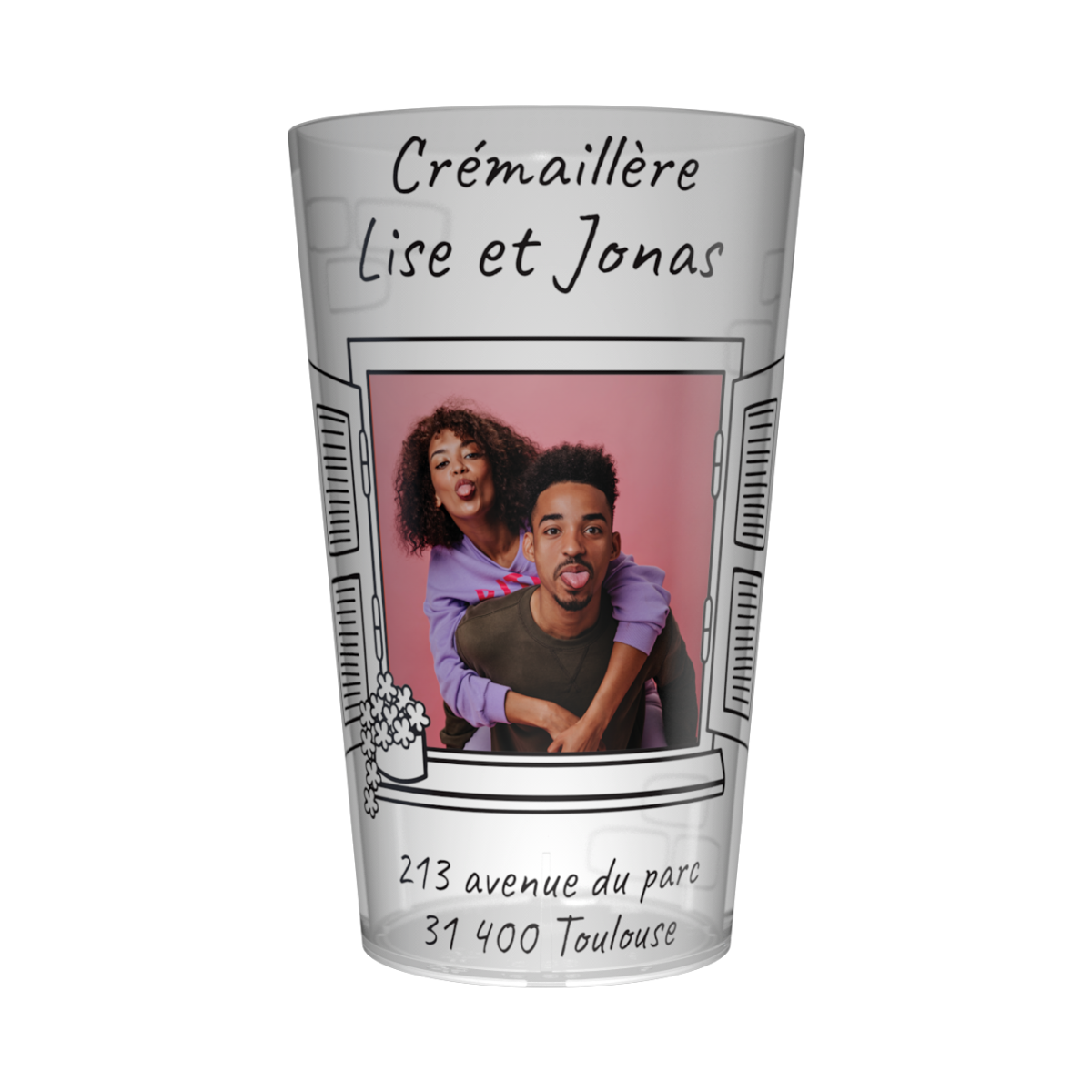 Gobelet personnalisé Crémaillère Fenêtres