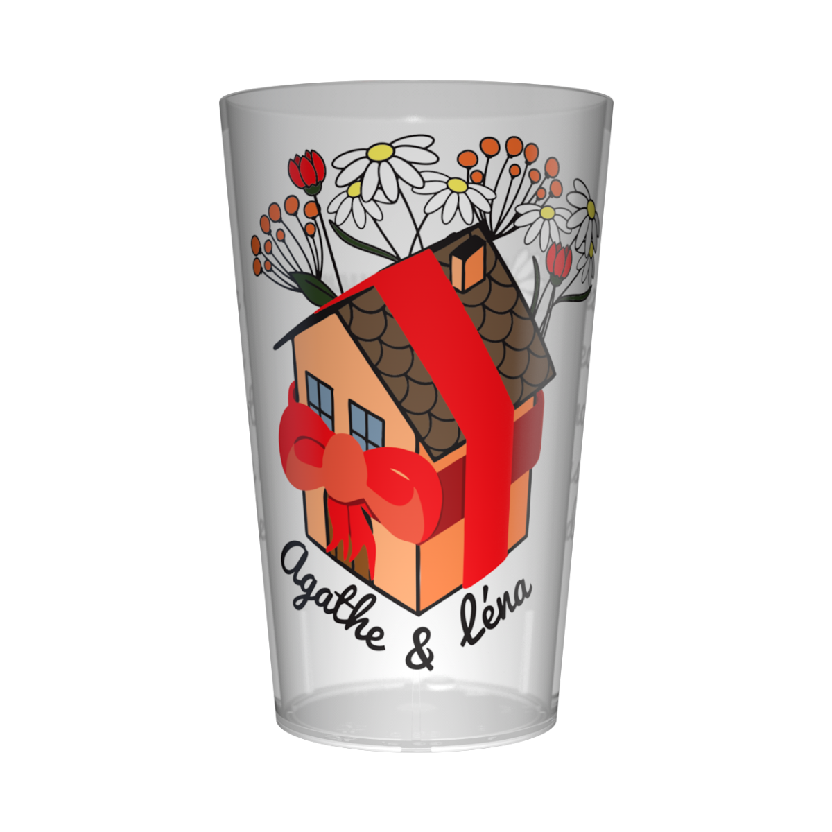 Gobelet personnalisé Crémaillère Maison Fleurie