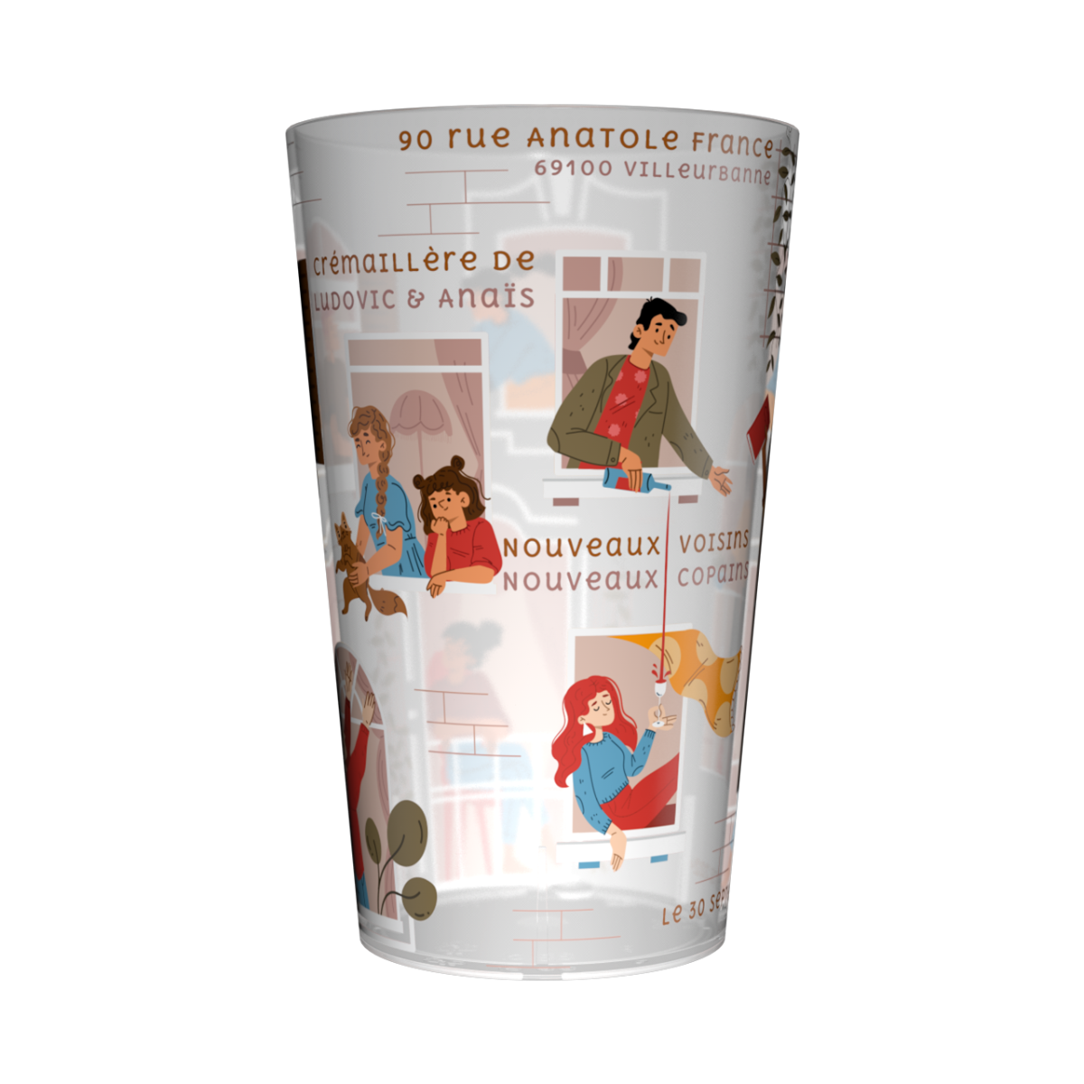 Gobelet personnalisé Crémaillère Voisin