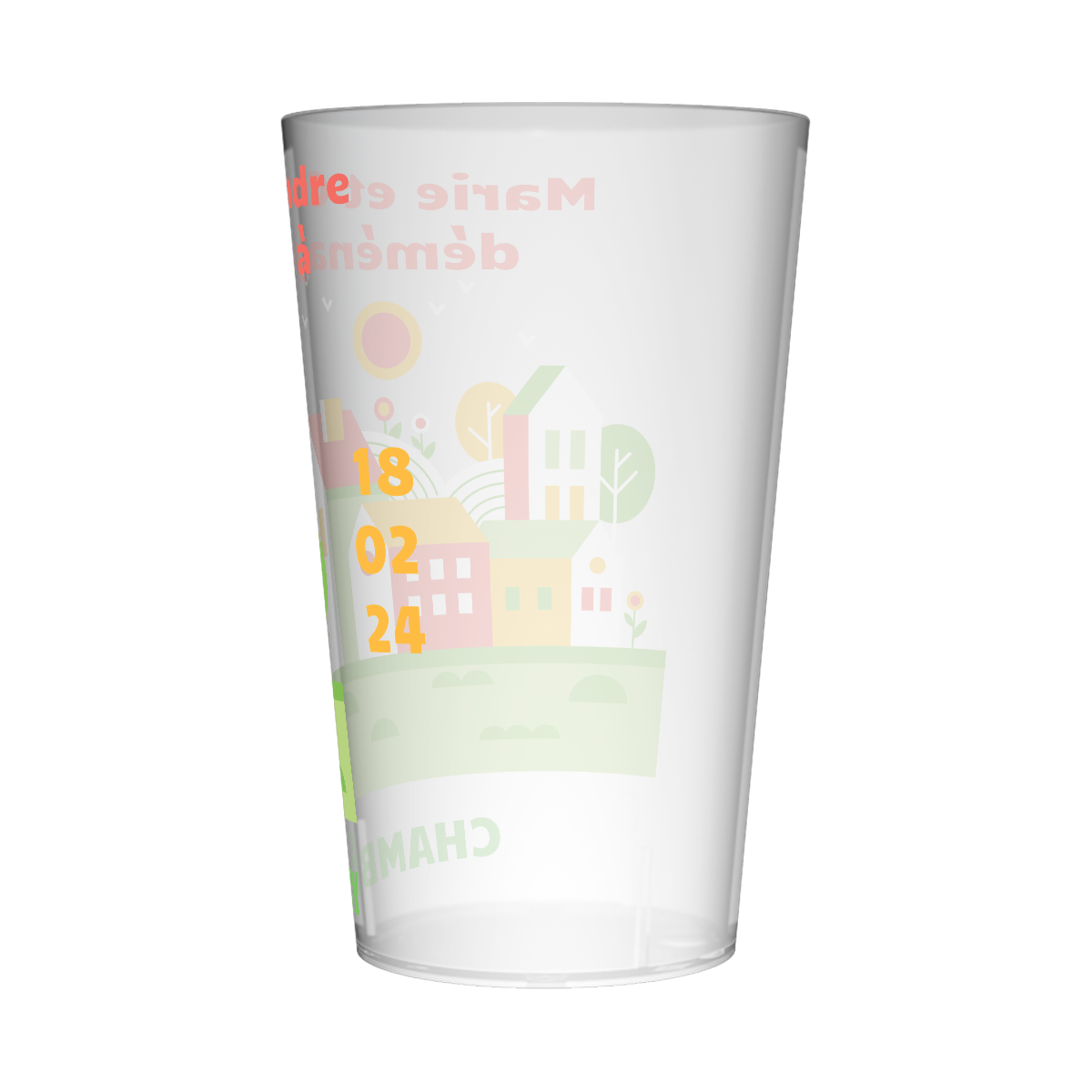 Gobelet personnalisé Crémaillère Ville 2