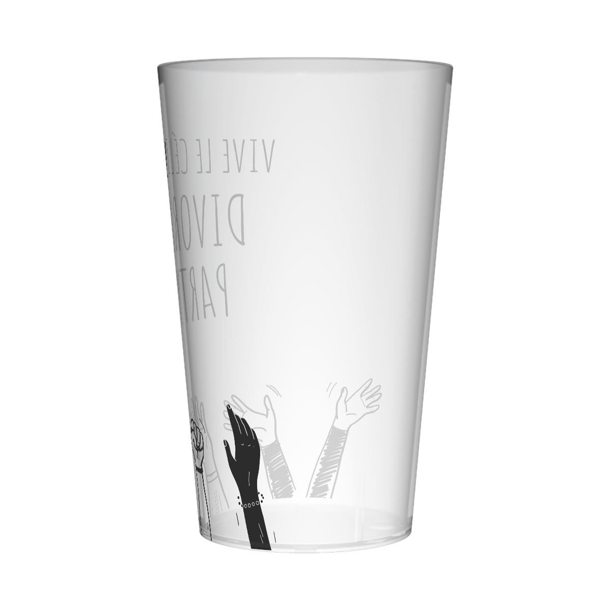 Gobelet personnalisé Divorce Party Holà