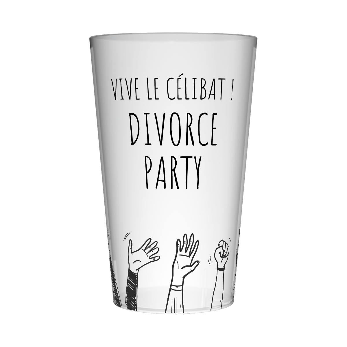 Gobelet personnalisé Divorce Party Holà