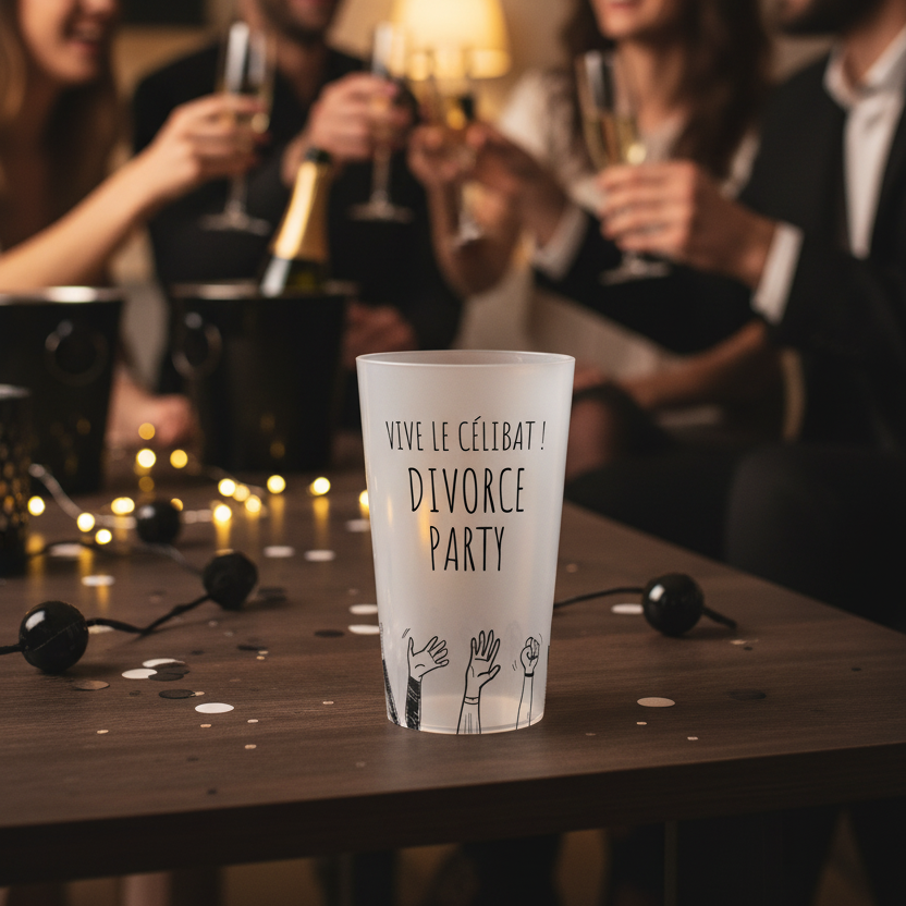 gobelet divorce party hola ambiance