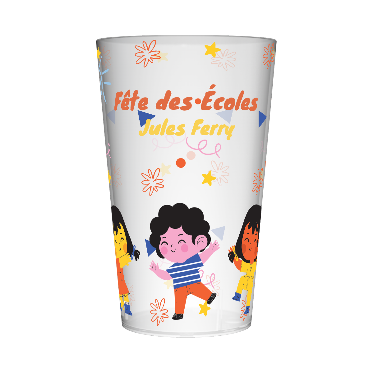 Gobelet personnalisé Fête des écoles Danseurs