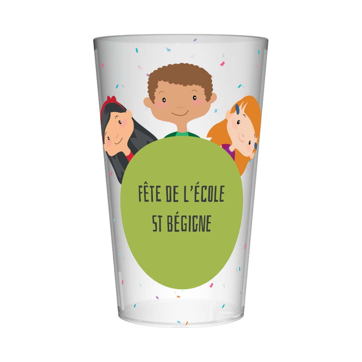 Gobelet personnalisé Fête des écoles cercle