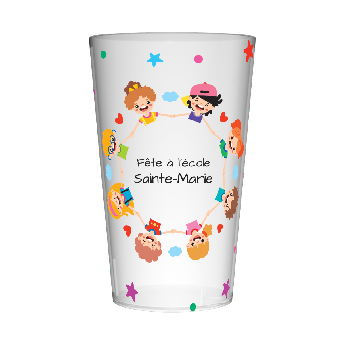Gobelet personnalisé Fête des écoles Super Héros
