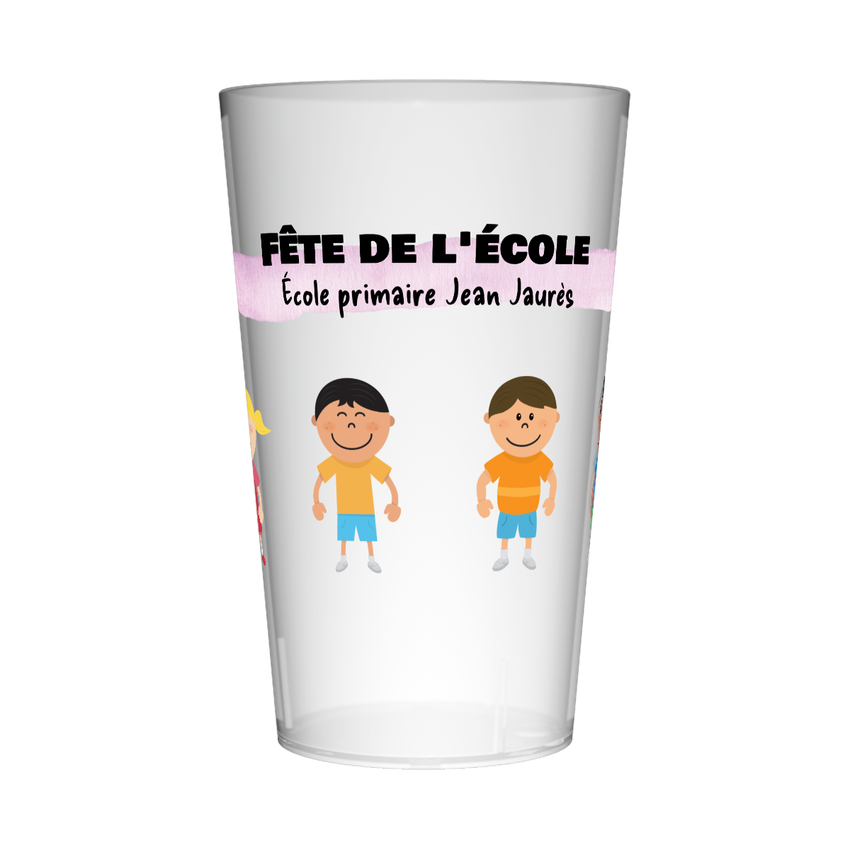 Gobelet personnalisé fête des écoles Elèves