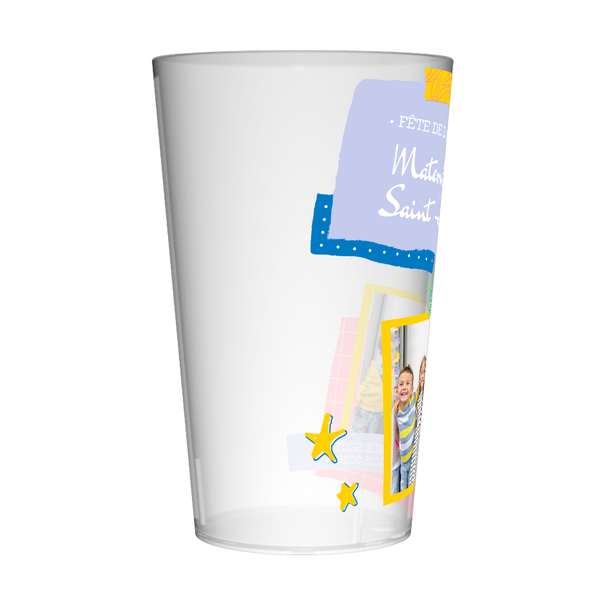 Gobelet personnalisé Fête des écoles Photo 2
