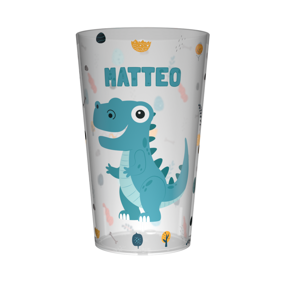 Gobelet Enfant Dino Bleu