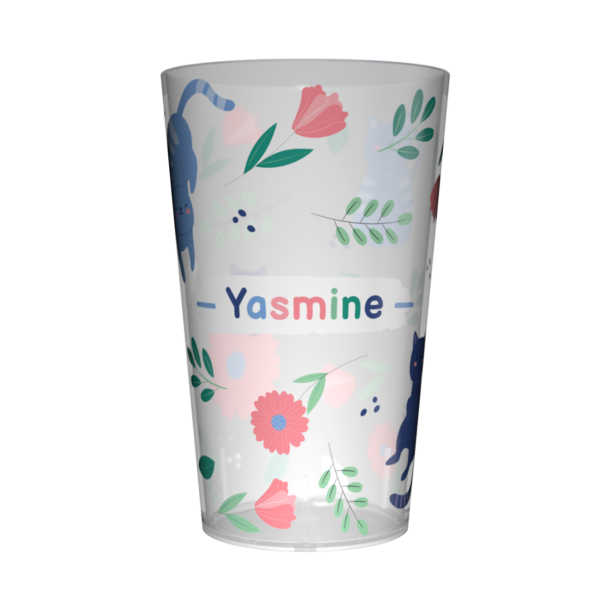 Gobelet Enfant Floral & Chat