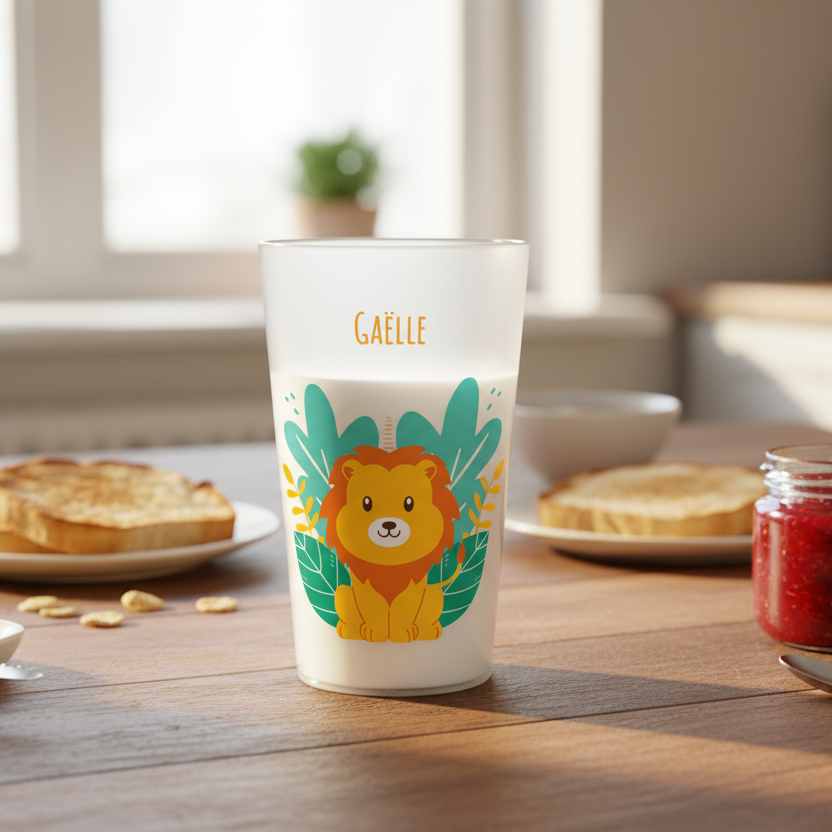 gobelet personnalise enfant lion
