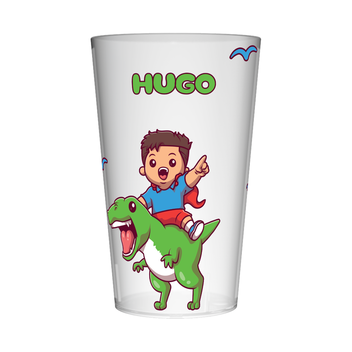 Gobelet personnalisé Enfant Dino Vert