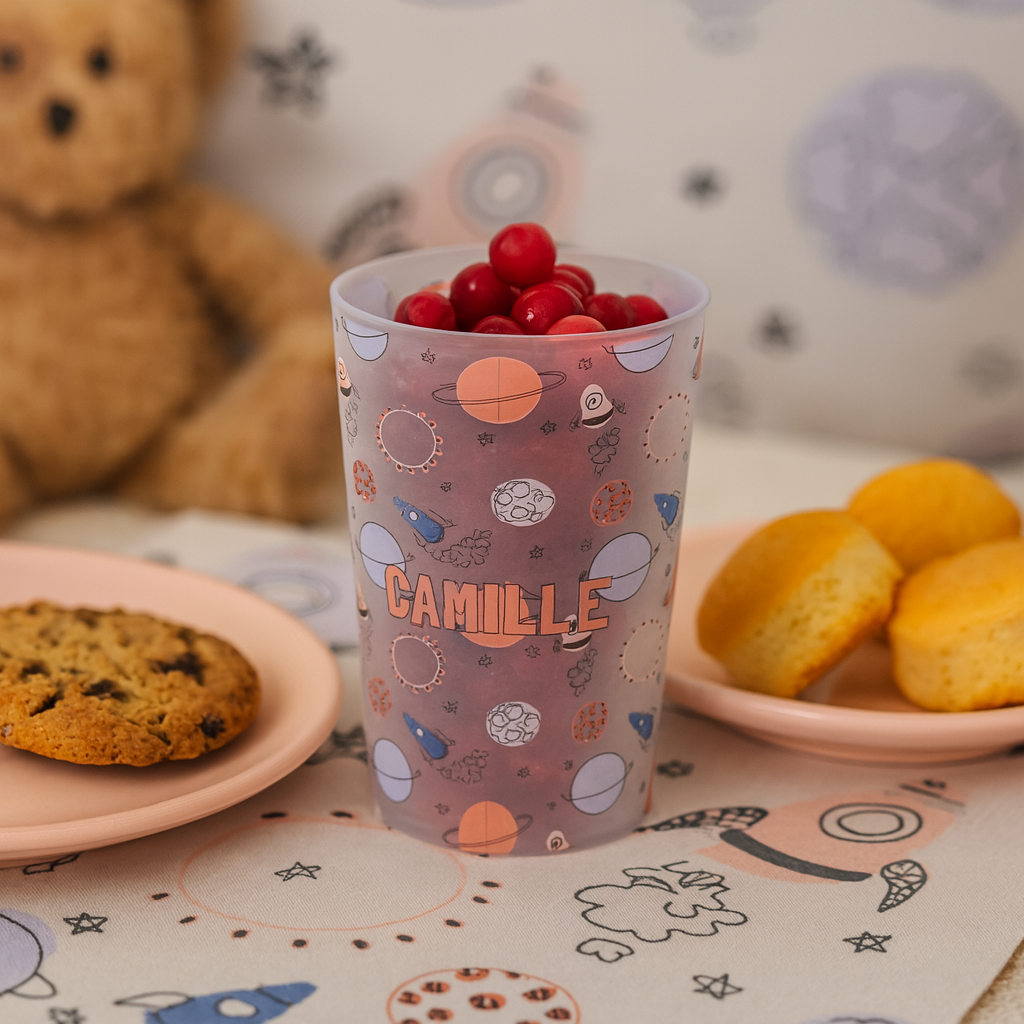 Gobelet personnalisé Enfant Espace ambiance
