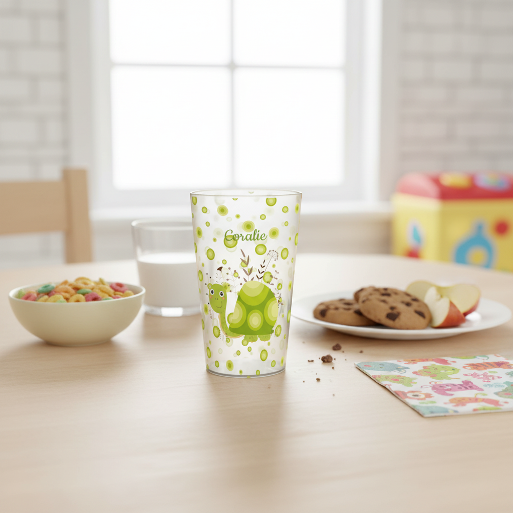 Gobelet personnalisé Enfant Tortue ambiance