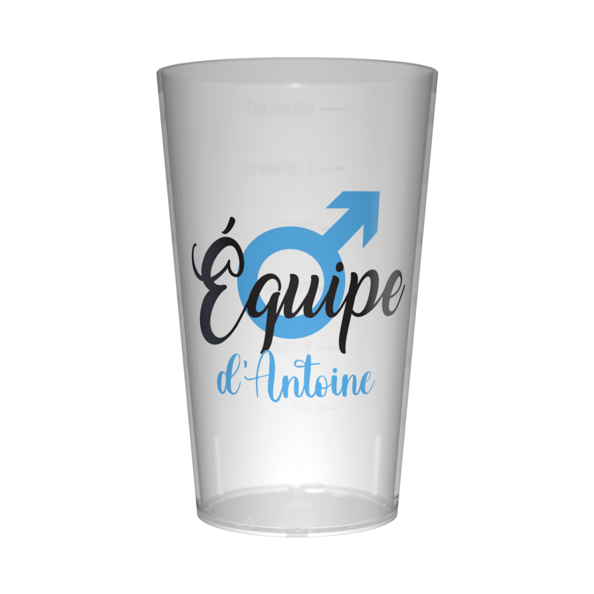 Gobelet personnalisé pour EVG Masculin