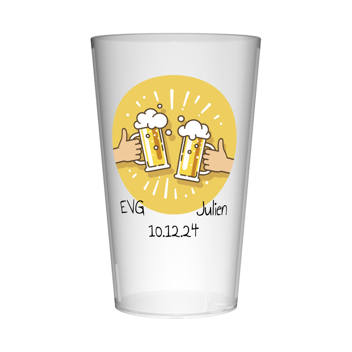 Gobelet personnalisé pour EVG Bières
