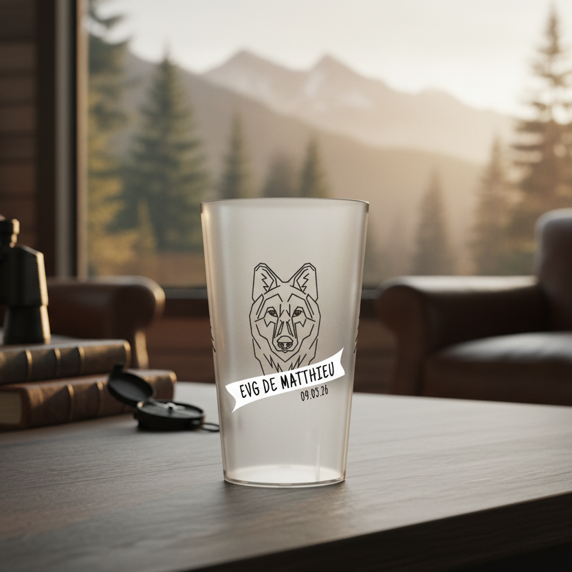 gobelet personnalise evg loup