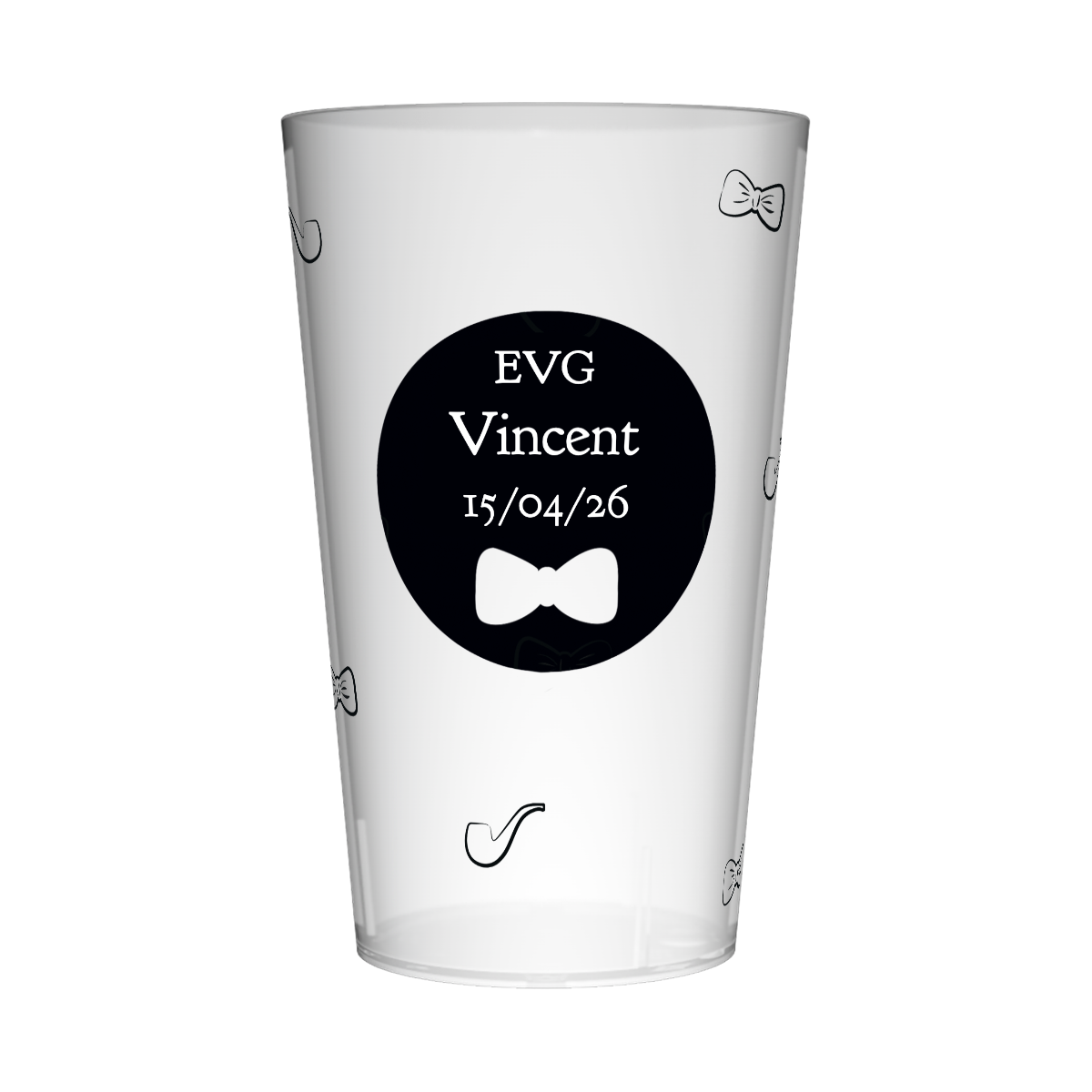 Gobelet personnalisé pour EVG Pipe & Nœud Pap'