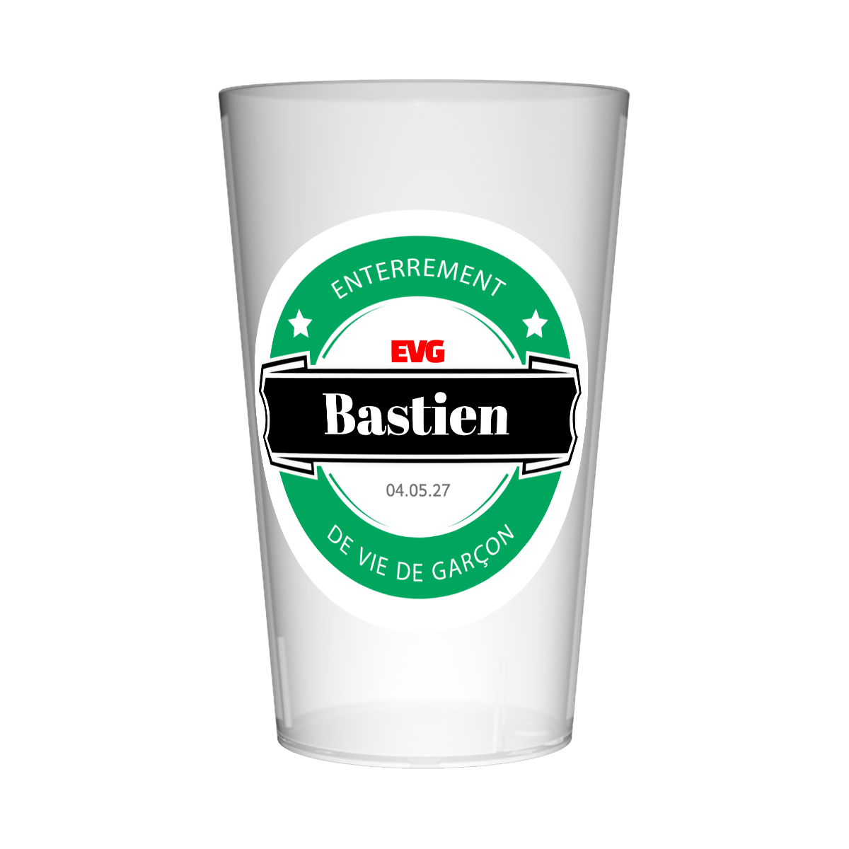 Gobelet personnalisé pour EVG Bière