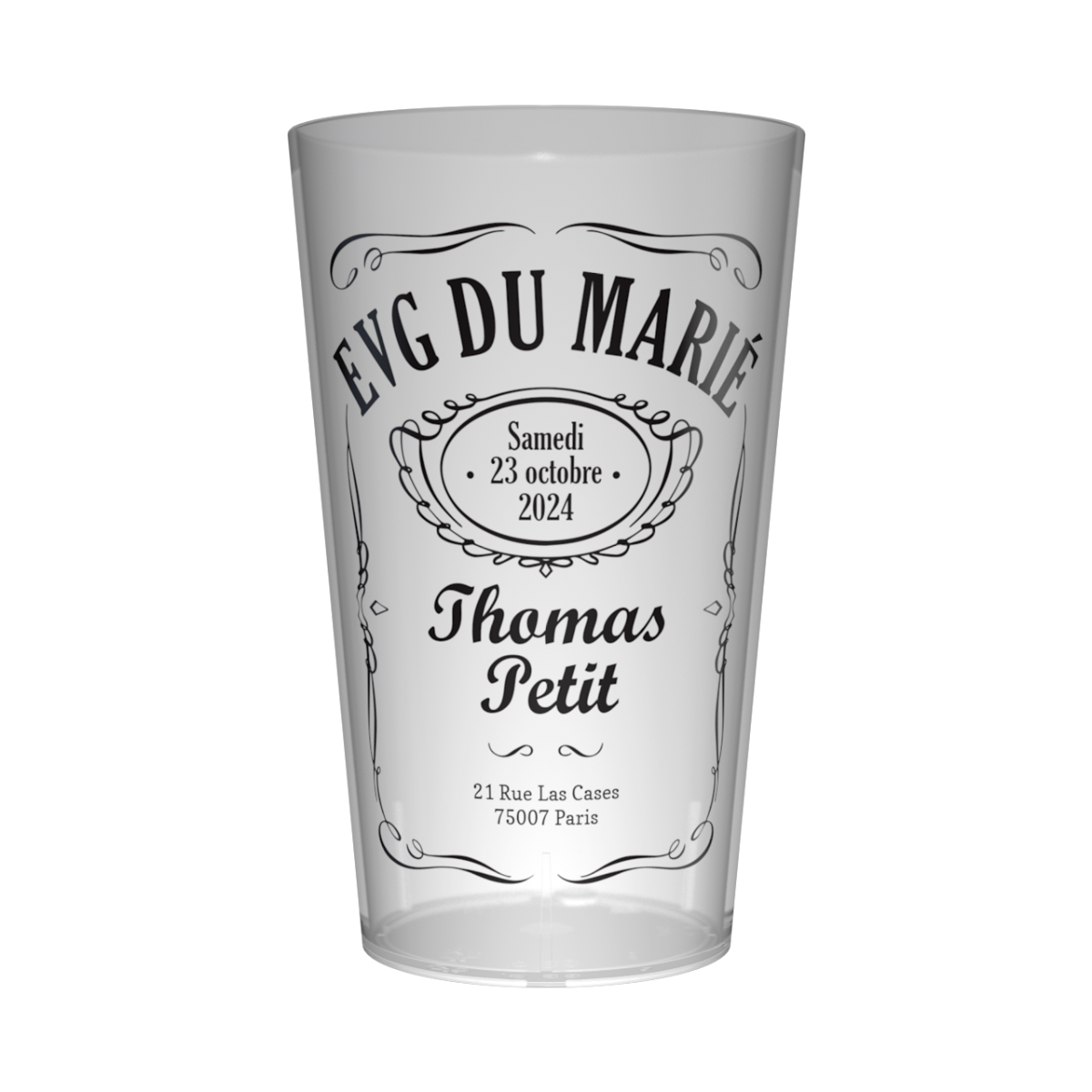 Gobelet personnalisé pour EVG Whisky
