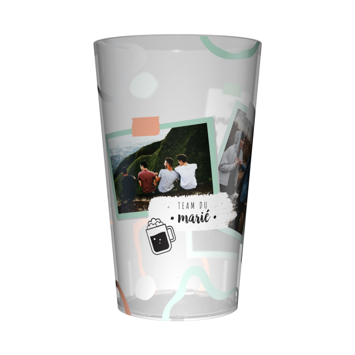 Gobelet personnalisé pour EVG Bière & Photo