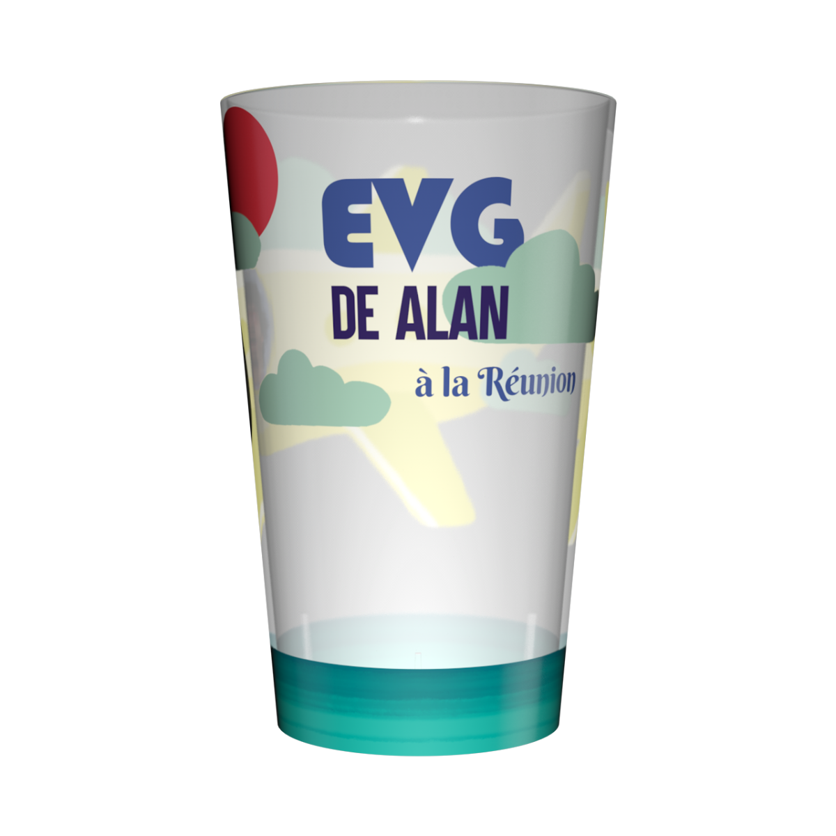 Gobelet personnalisé pour EVG Voyage