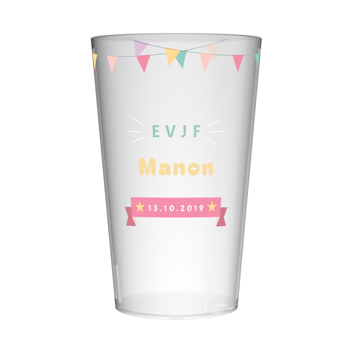 Gobelet personnalisé pour EVJF Fête