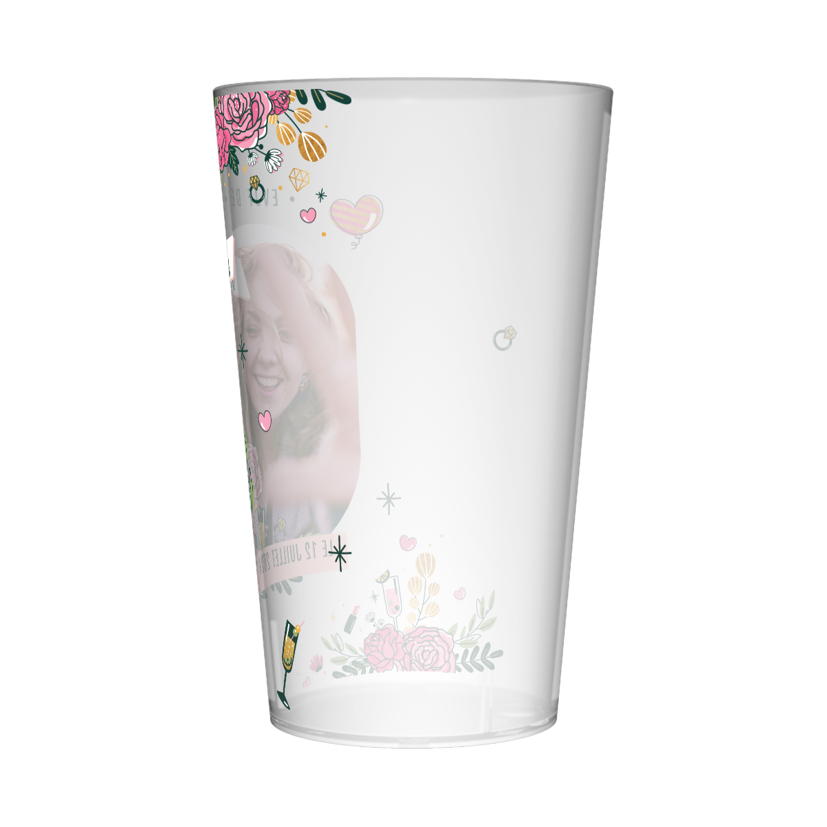 Gobelet personnalisé pour EVJF Photo & Champagne 2