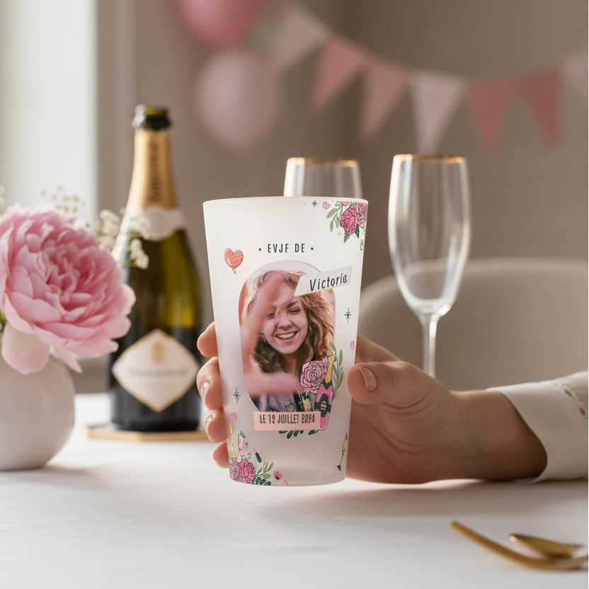 gobelet personnalise evjf photo