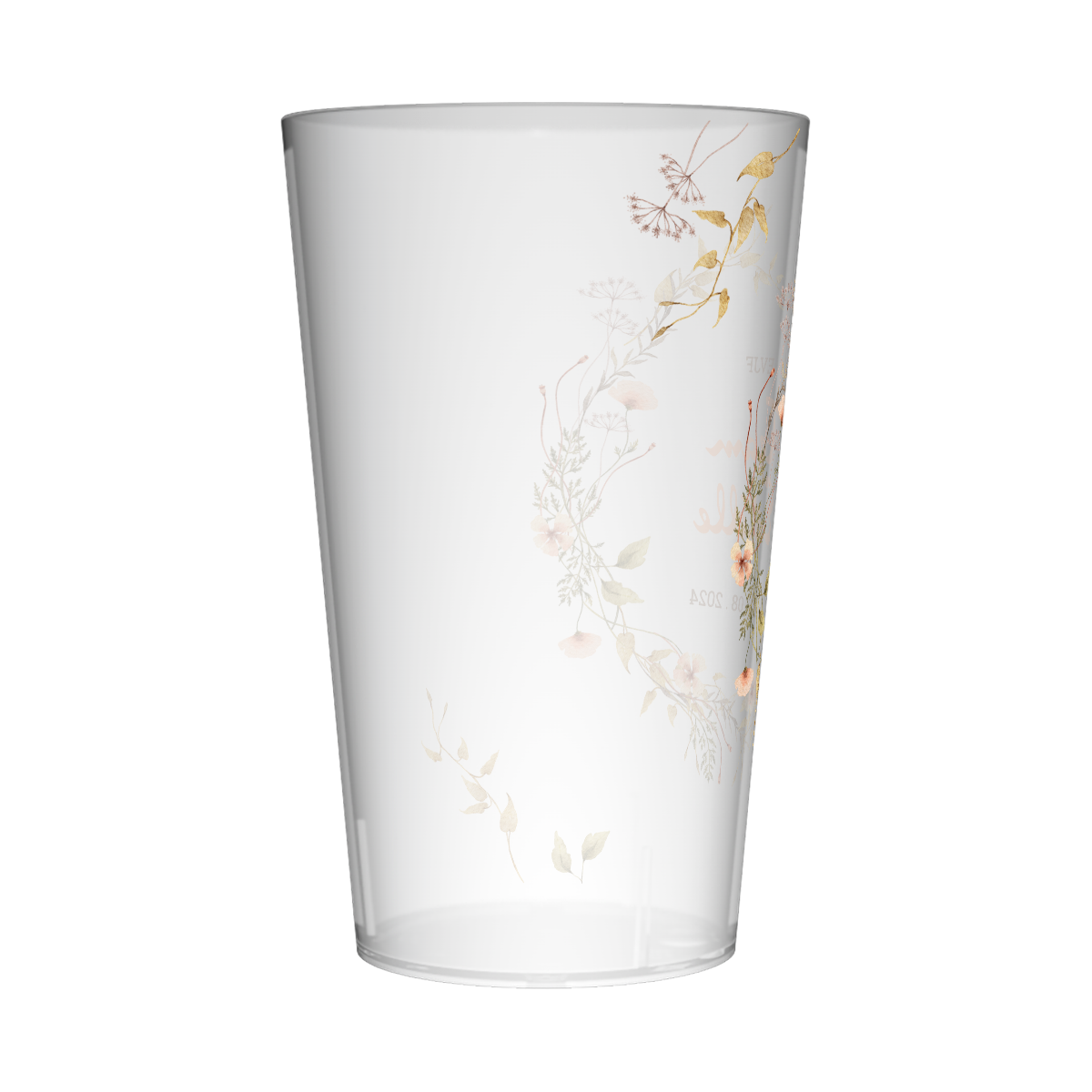 Gobelet personnalisé pour EVJF Couronne & Fleurs 2