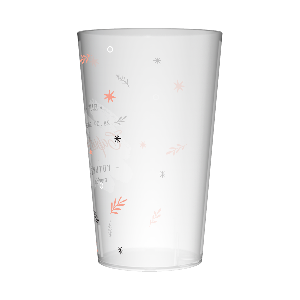 Gobelet personnalisé pour EVJF Plume 2