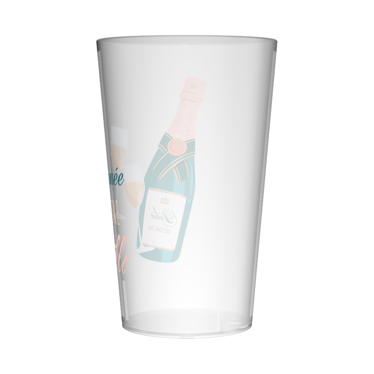 Gobelet personnalisé pour EVJF Champagne 2