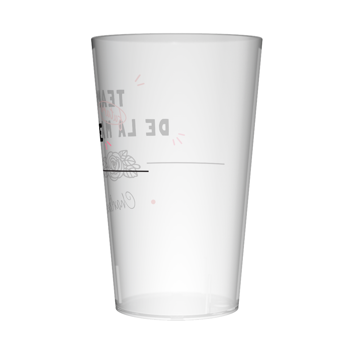 Gobelet personnalisé pour EVJF Rose 2