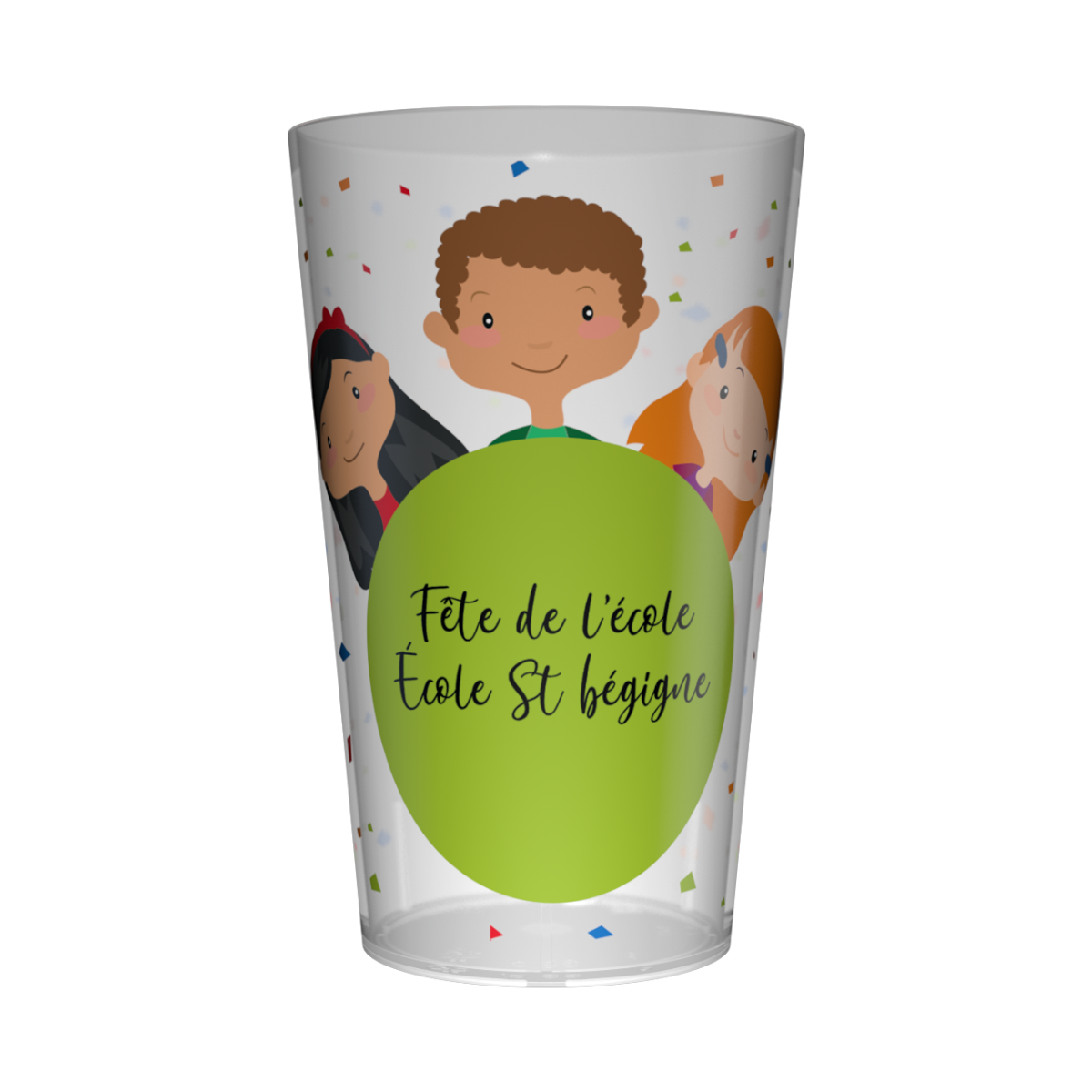 Gobelet personnalisé Fête des écoles cercle