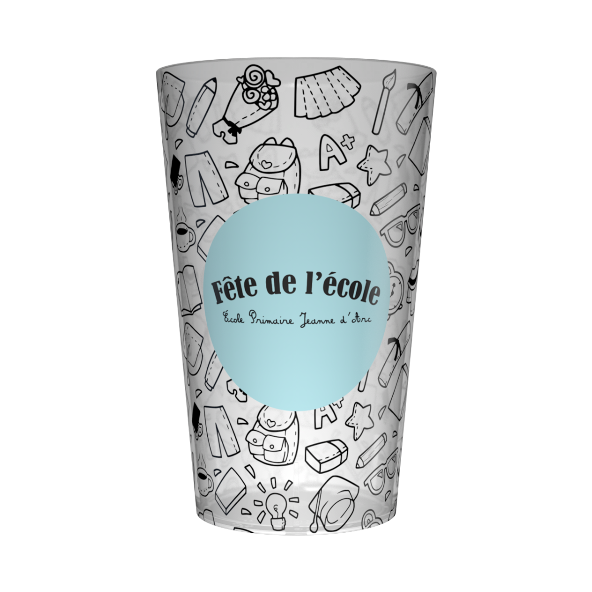 Gobelet personnalisé Fête des écoles Elements