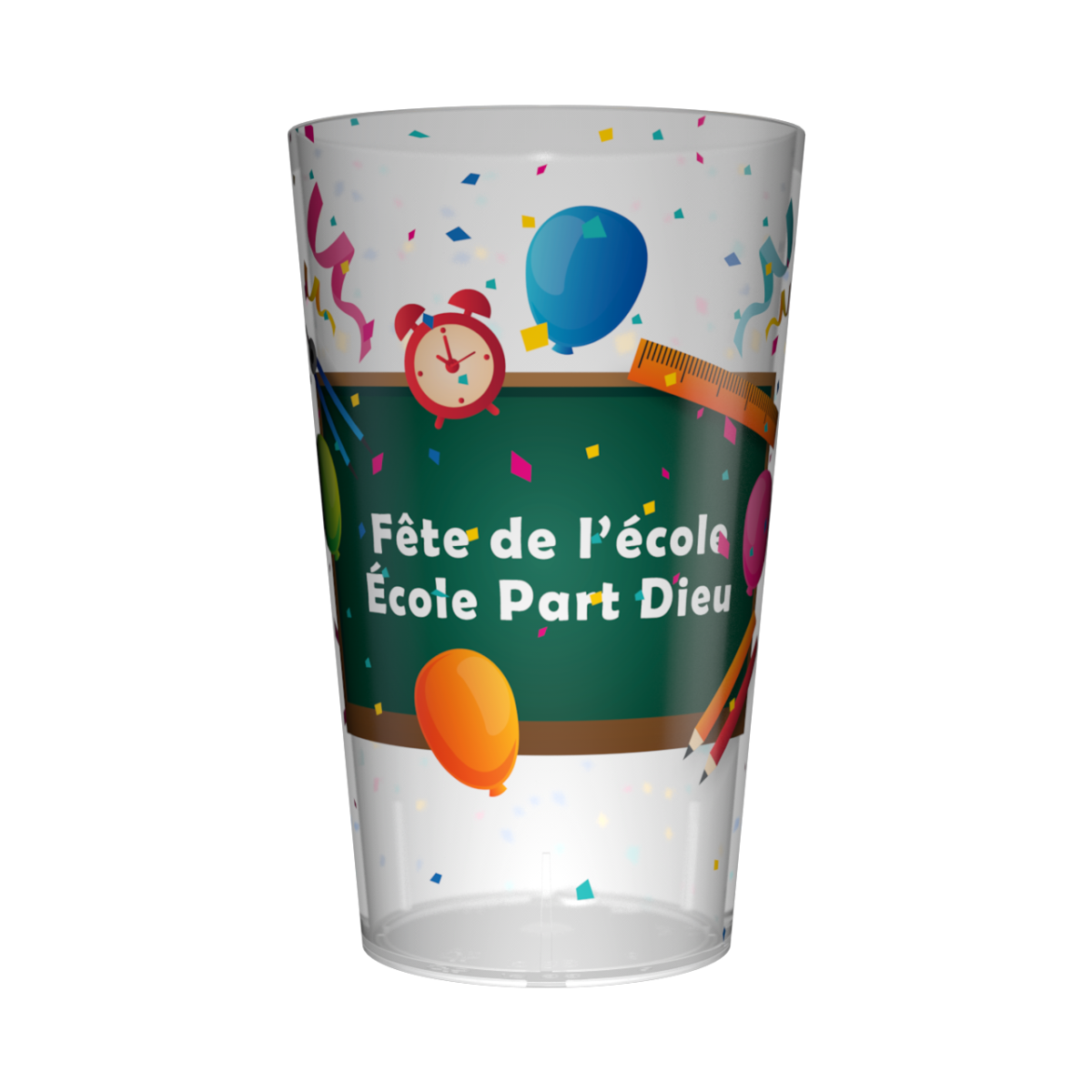 Gobelet personnalisé Fête des écoles Tableau