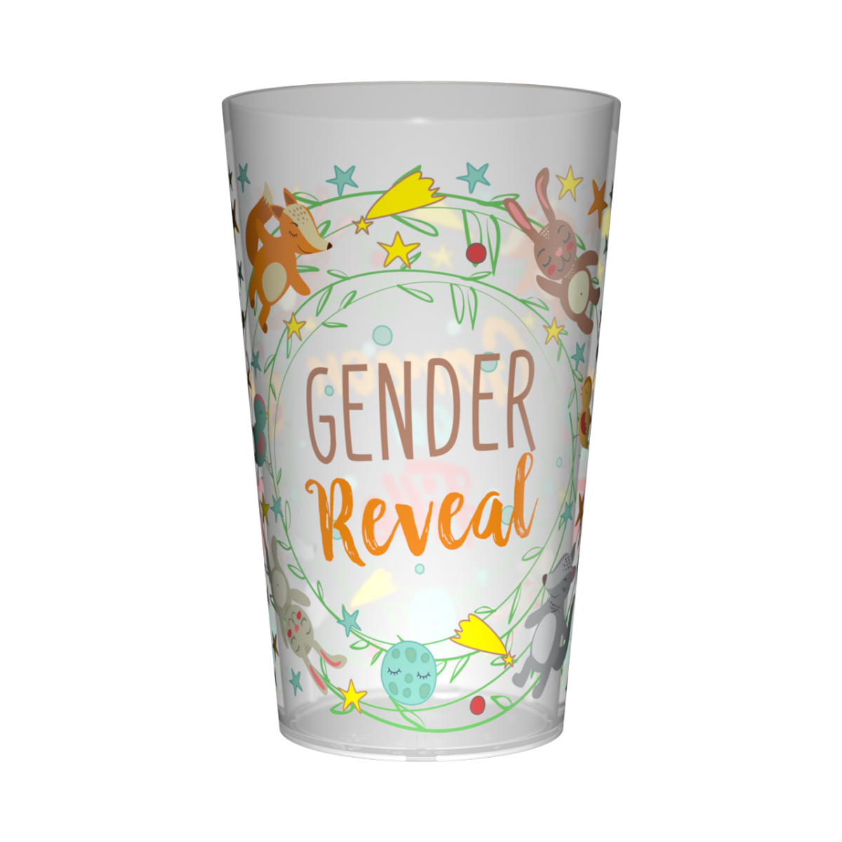 Gobelet personnalisé Gender Reveal Animaux