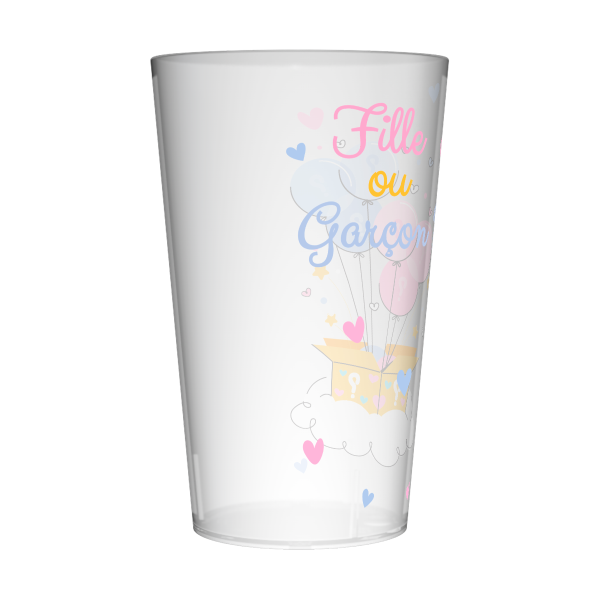 Gobelet personnalisé Gender Reveal Surprise 2