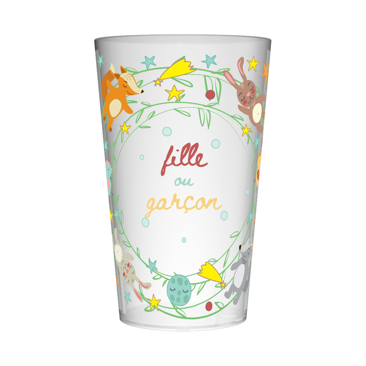 Gobelet personnalisé Gender Reveal Animaux
