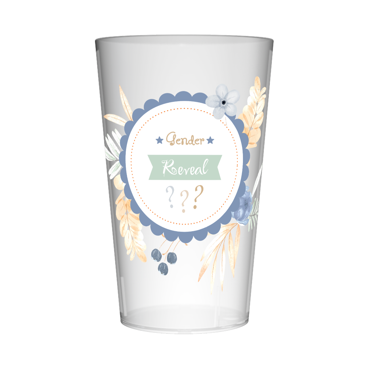Gobelet personnalisé Gender Reveal Champêtre