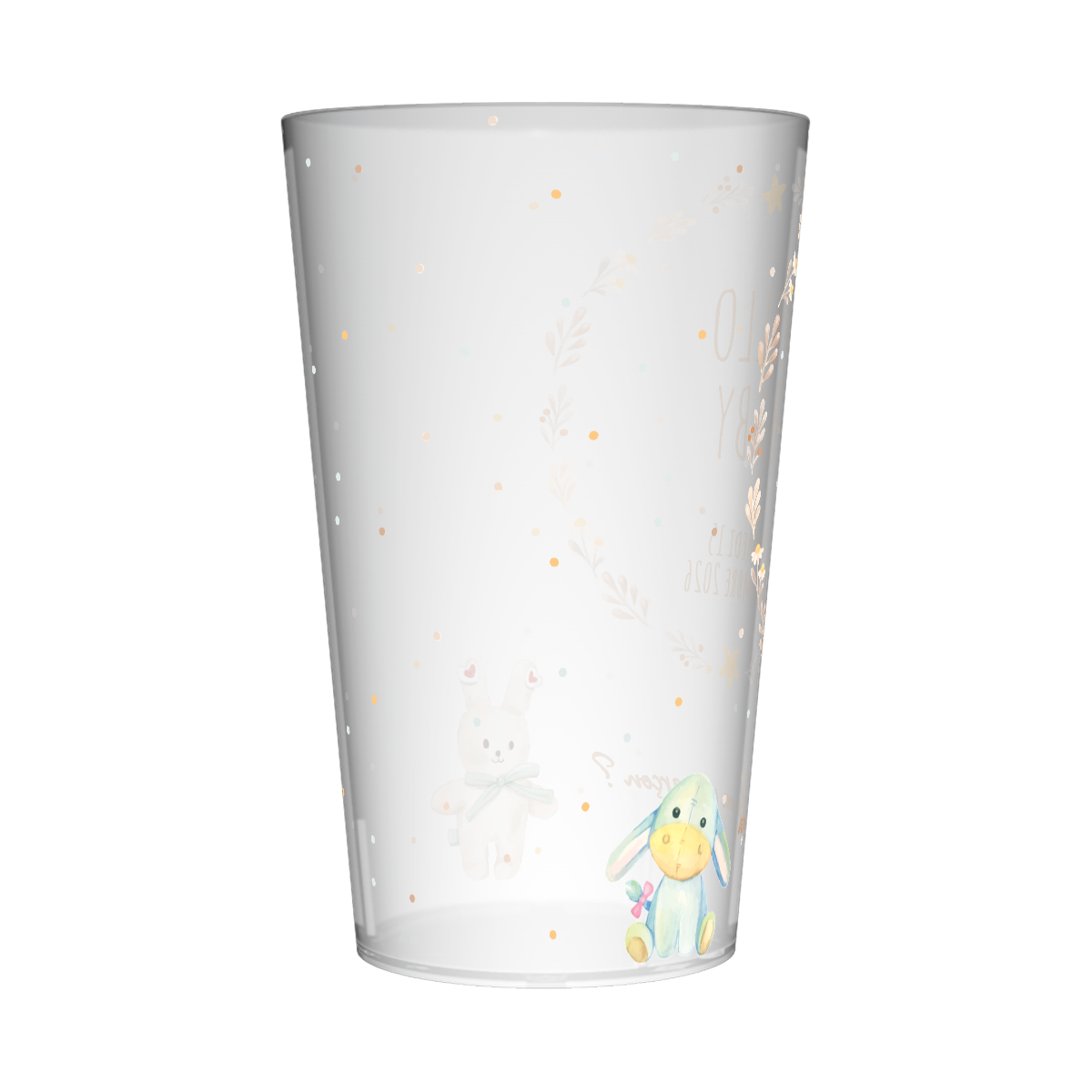 Gobelet personnalisé Gender Reveal Hello Baby 2