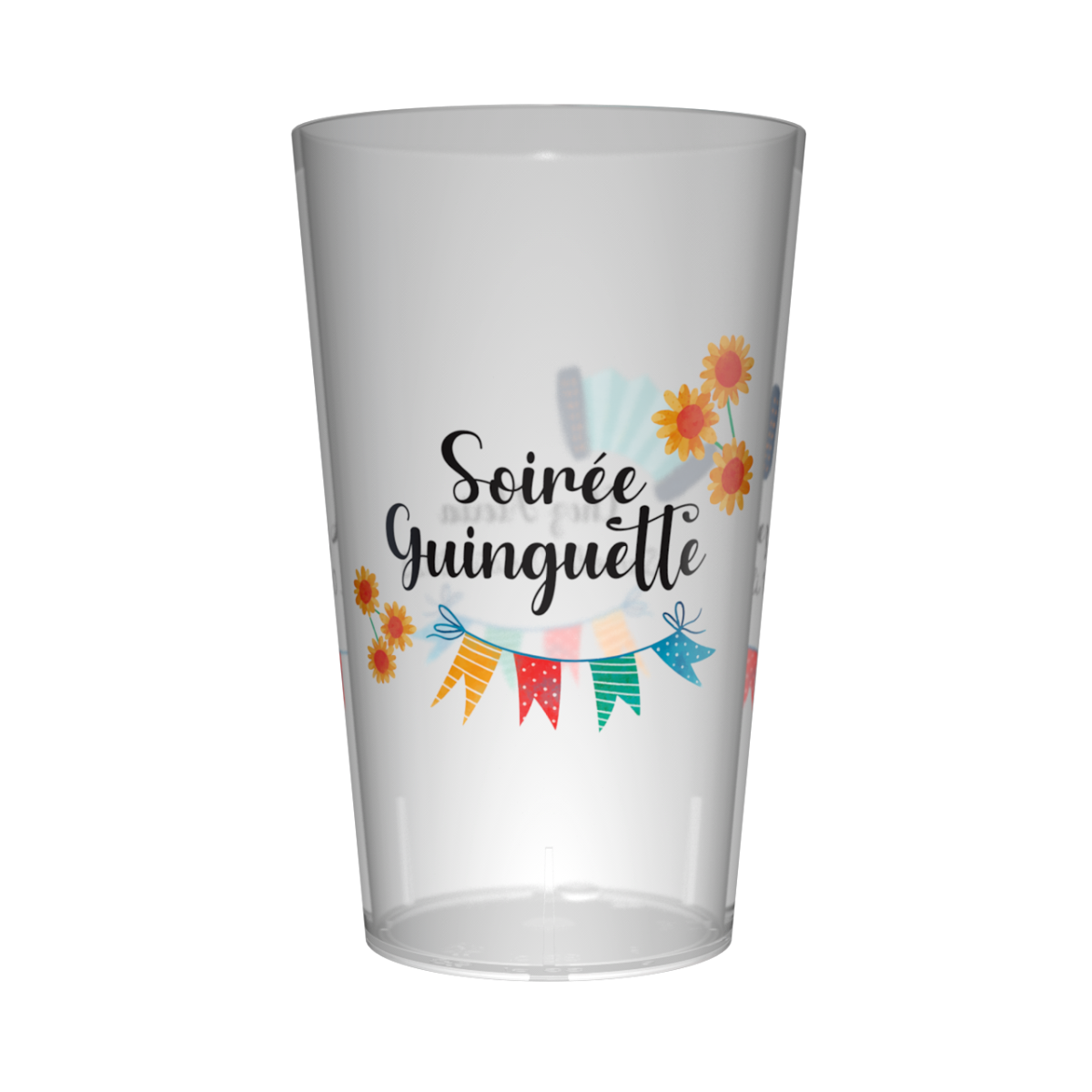 Gobelet personnalisé Guinguette Guirlande à fanions