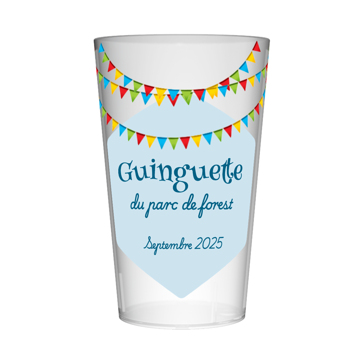 Gobelet personnalisé Guinguette Multicolore