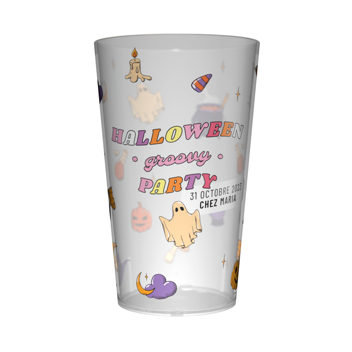 Gobelet personnalisé Halloween Multicolore