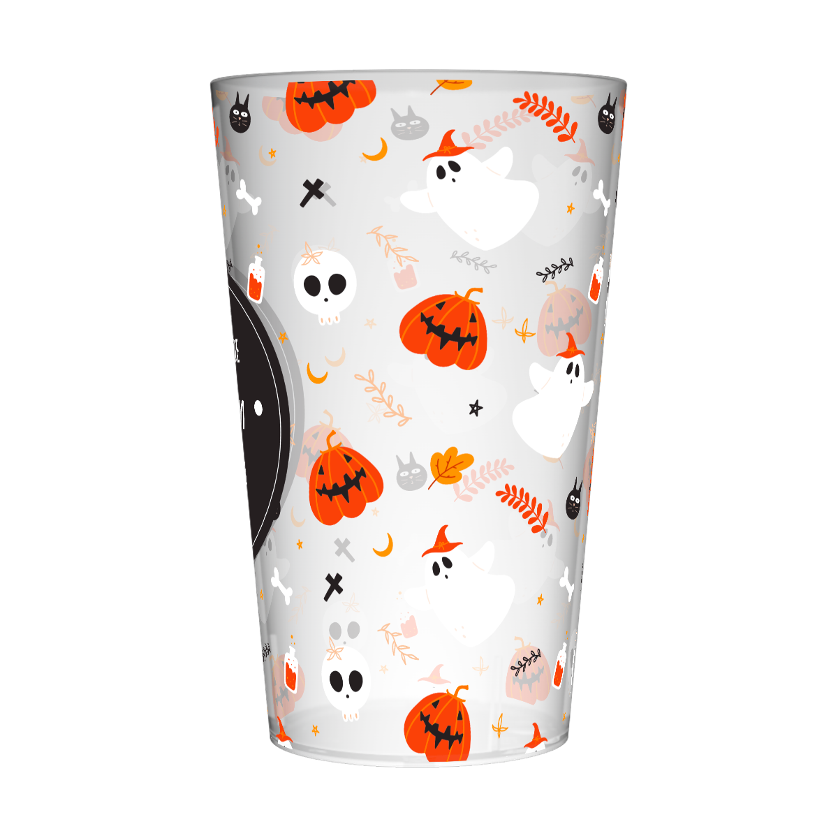 Gobelet personnalisé Halloween Fantôme & Citrouille 2