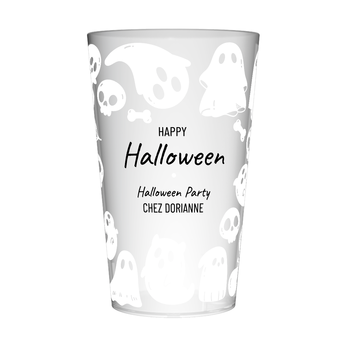 Gobelet personnalisé Halloween Spectre